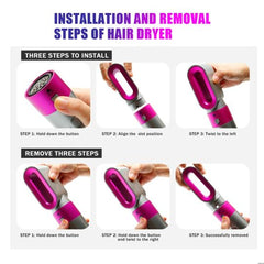 Professional Air Hair Styler 5 In 1 Low Noise Hair Curling Straightening Hair Drying 1000W Hot Air Brushes